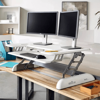two-tier rising desk converter 1