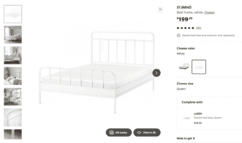 Queen size bed 1