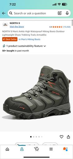 Hiking shoes Men, size 11, BRAND NEW 2