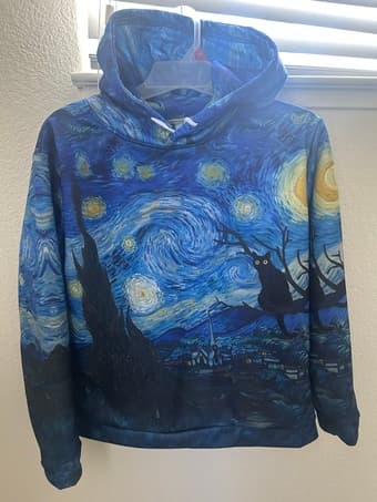 Starry Night Waterproof Hoodie New! 1