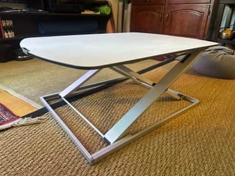 Adjustable Standing Desk Riser - Sleek & Sturdy - $60 1