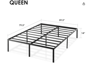 Moving sale: Bedframe and Mattress in good condition @Mountain View 2