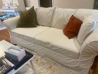 Pottery Barn Slipcover Sofa (paid $2100) 1