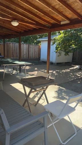 Two studio-style furnished bedrooms near Mountain View Caltrain 1