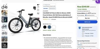 COLORWAY 26" Electric Bike 1
