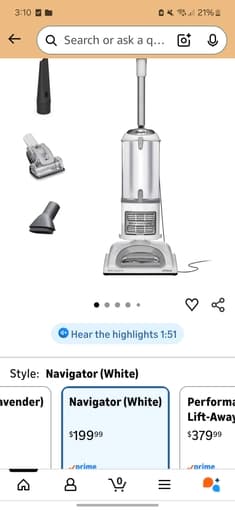 Shark Vacuum 3