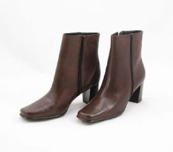 Brand new women's black dress shoes and brown boots, $10 each MUST GO! 2