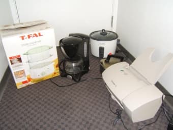 Tea kettle,Rice Cooker,Steamer, Coffee Maker,Printer... 1