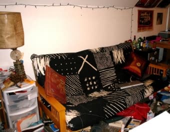 Wooden Frame Futon 1