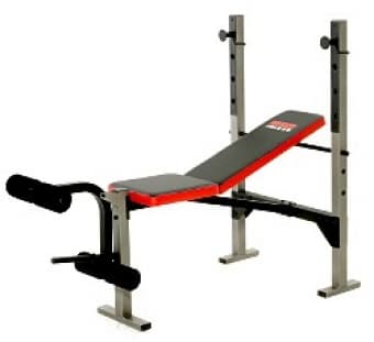 For sale Weider Pro 235 weight bench plus bar and weights $100 1
