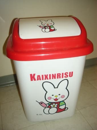 For sale--cute trash can--5 usd 1