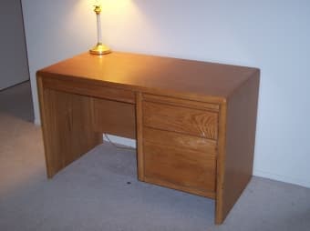 Oak desk $120 1