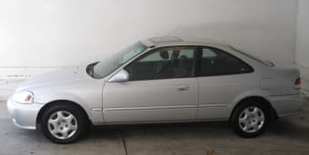 FOR SALE:  2000 Honda Civic EX 2-Door Coupe, 5-speed, low mileage 3