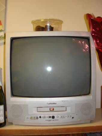 17" TV w/ built in DVD player, $60 1