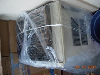 4 year old air conditioner, only $20 2