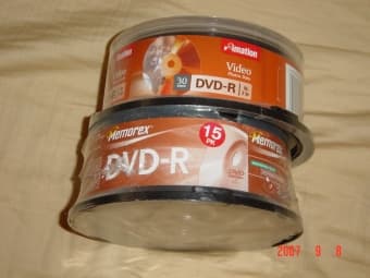 FS: Imation 30 pk DVD-Rand Memorex 15pk DVD-R 8X4.7GB 1