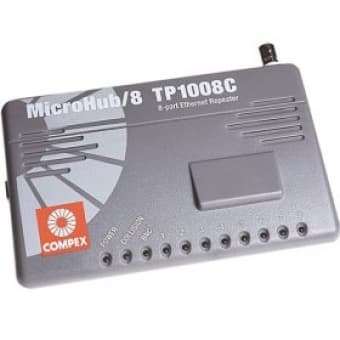 FS: MicroHub/8 TP1008C ethernet hub w/120V external power supply 1