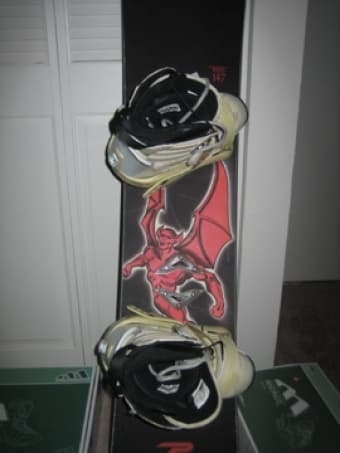 Snowboard, Binding and Boots $200,00 2