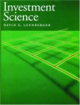 New Condition Investment Science Textbook by Luenberger (hardcover) 1