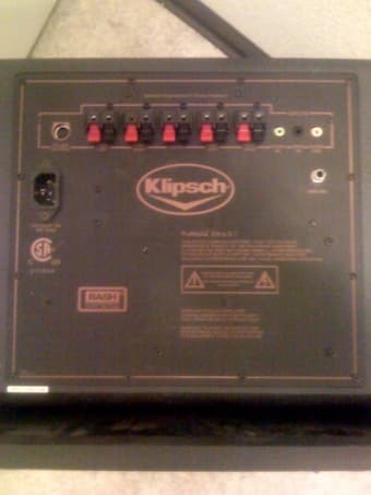 Klipsch ProMedia Ultra 5.1 Subwoofer (massive!) 1