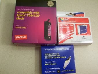 Inkjet cartridges for EPSON C64, C66, C84, C86, CX4600, CX6400, CX6600 3
