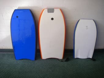Bodyboards and Churchill Fins - $15 to $35 2