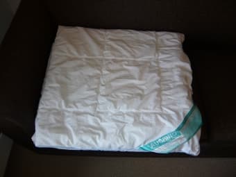 White Quilt for Sale: Aussino 7-Hole Hollow Fiber (Twin Size) 1