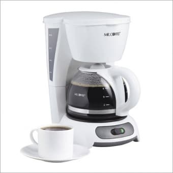 MR. COFFEE TF4 White 4 Cup Switch Coffee Maker - $10 1