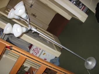 standing lamp -- $10 1