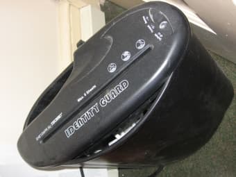 paper shredder -- $5 1