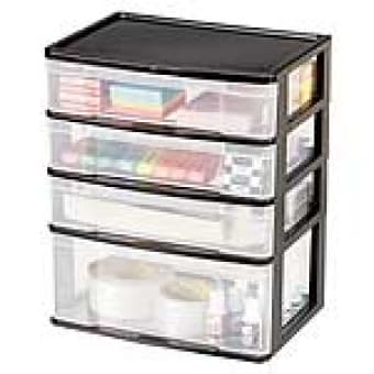 table Table 4-Drawer Chest, organizer,  - 12 obo 1