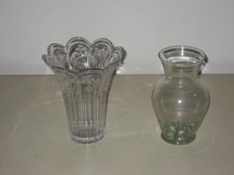 2 vases - $3 each 1