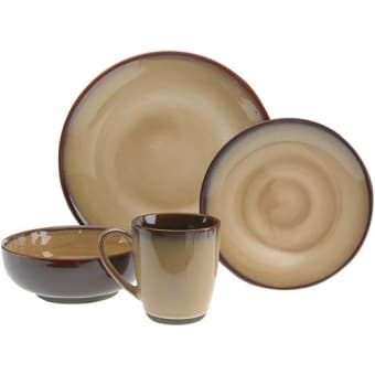 Beautiful Sango Nova Brown Dinnerware - $60 1