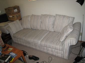 one free couch and one nice couch 2