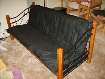 Futon w/ cover - $60 obo 1