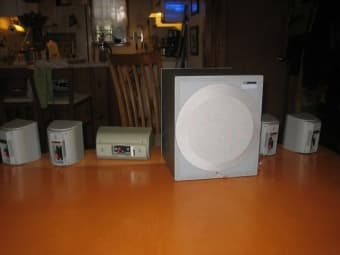 RCA surround sound speaker set 3