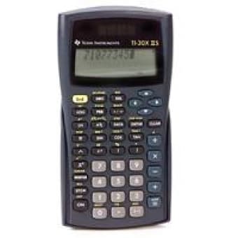 Texas Instruments TI-30X-IIS 2-Line Scientific Calculator       $15/- 1