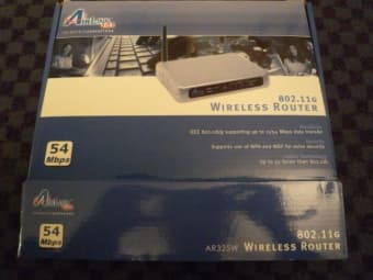 AirLink 101 802.11g router 1