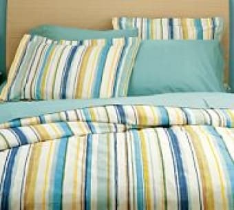 Pottery Barn Striped Comforter Sham, Brand New, Only $35! (reg. $100) 1