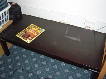 [For Sale] Hard Wood Balck Table - $ 30 1