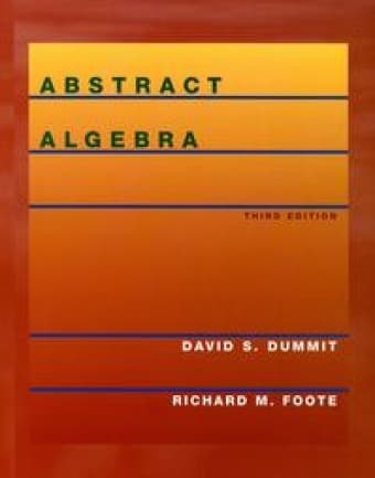 MATH120 ~ Abstract Algebra 3/e by David Summit $50 1