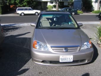 For sale $6200: Manual Transmission, 2002 Honda Civic EX Sedan 4-D 1