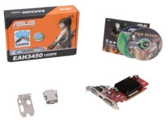 ASUS Radeon Video Card EAH3450 256M PCIe x16 HDCP 1