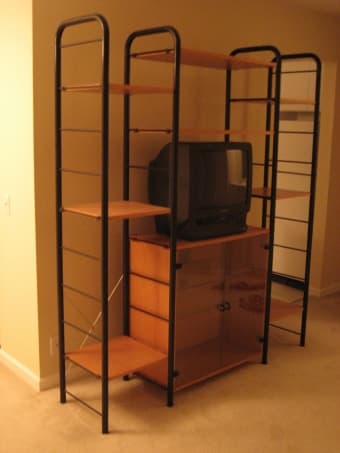 bookcase and entertainment center 2