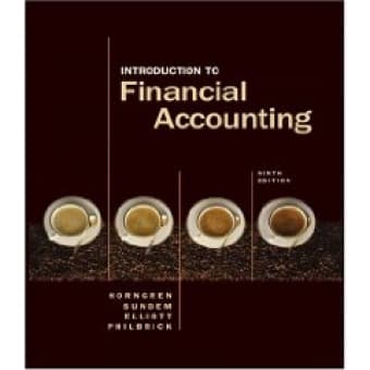 Intro to Financial Accounting - Horngren, et at. - Ninth Edition 1