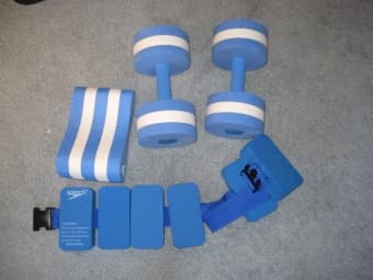 For Sale: $20 Speedo Aquajogging Belt, pull buoy and weights 1