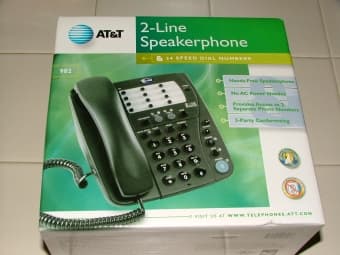 AT&T;2-Line Speaker Phone 1