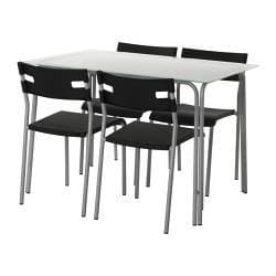 Great dining table with 4 chairs for $80, very new! 1