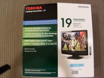 Toshiba 19AV500U 19-Inch 720p LCD HDTV (Black) @180 1