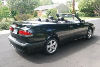 2001 Saab 9-3 SE Convertible 2D (black) - $8000 obo 2